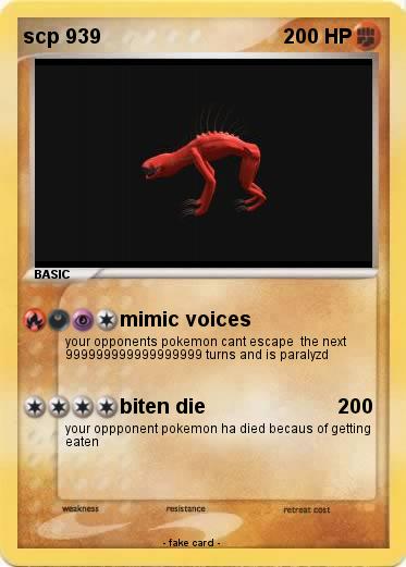 Pokemon scp 939