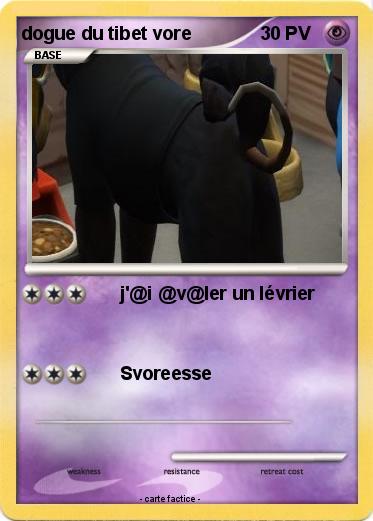 Pokemon dogue du tibet vore