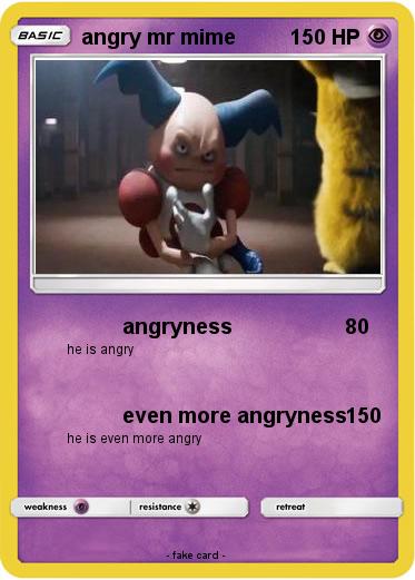 Pokemon angry mr mime