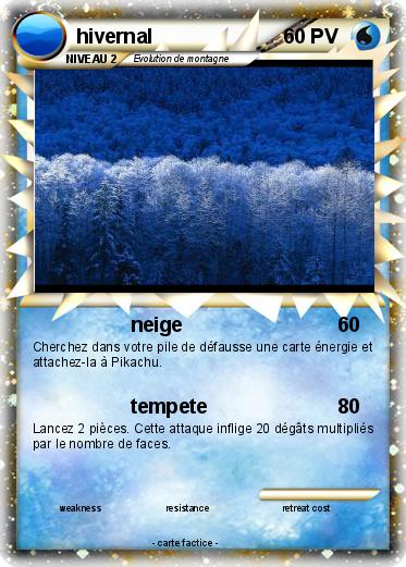 Pokemon hivernal