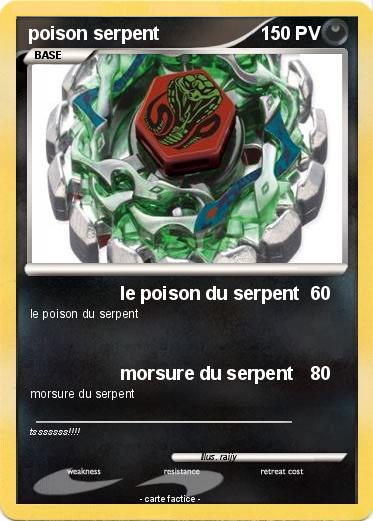 Pokemon poison serpent
