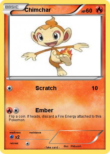Pokemon Chimchar