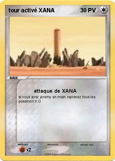 Pokemon tour activé XANA