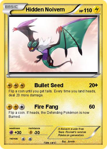 Pokemon Hidden Noivern