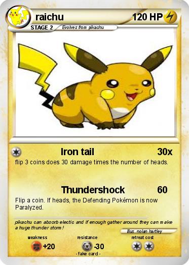 Pokemon raichu