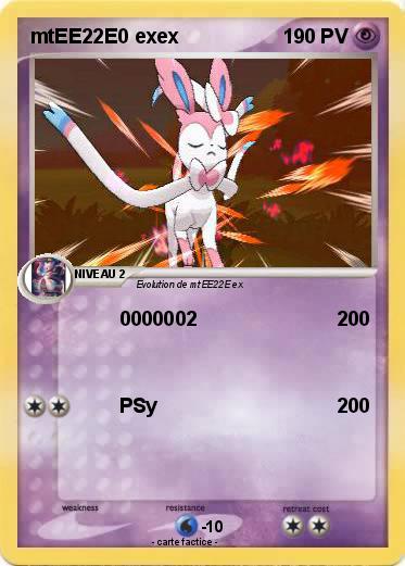 Pokemon mtEE22E0 exex