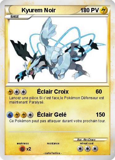 Pokemon Kyurem Noir
