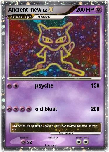 Pokemon Ancient mew