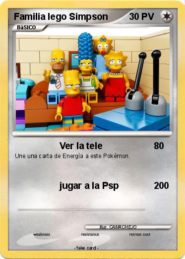 Pokemon Familia lego Simpson