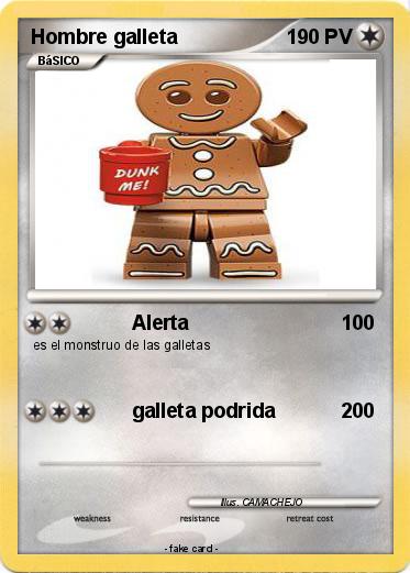 Pokemon Hombre galleta