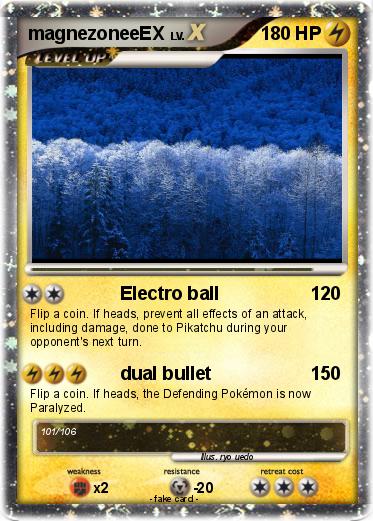 Pokemon magnezoneeEX