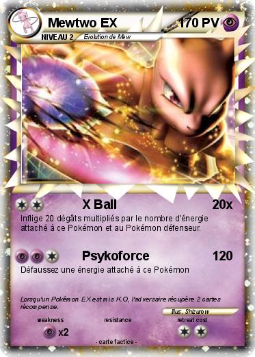 Pokemon Mewtwo EX