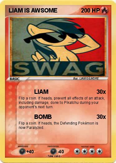Pokemon LIAM IS AWSOME