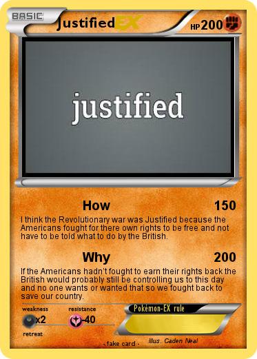 Pokemon Justified