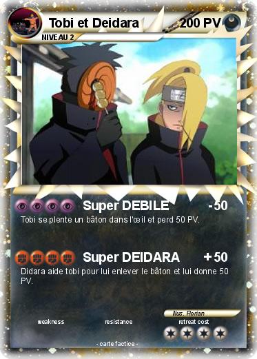 Pokemon Tobi et Deidara