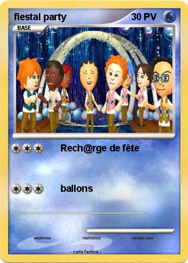Pokemon fiestal party