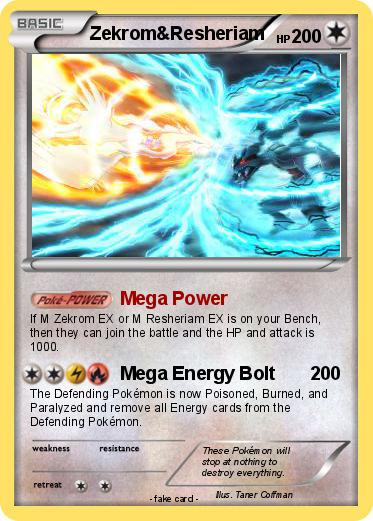 Pokemon Zekrom&Resheriam