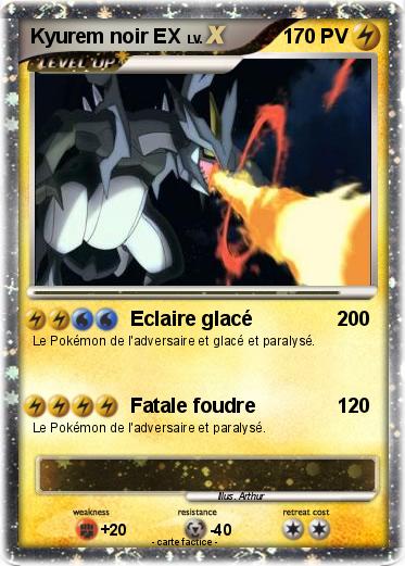 Pokemon Kyurem noir EX
