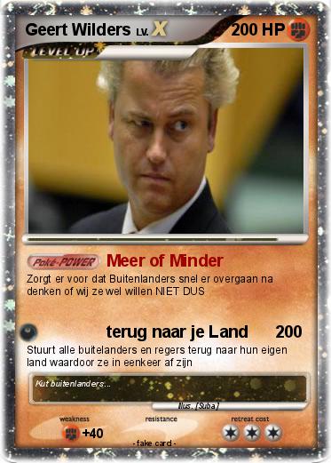 Pokemon Geert Wilders