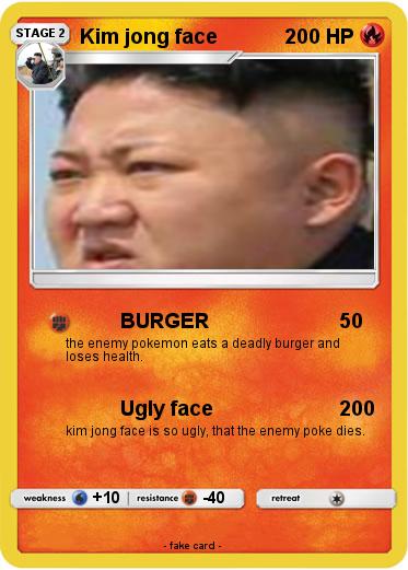 Pokemon Kim jong face