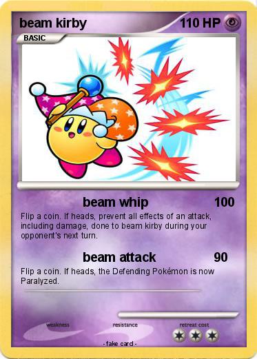 Pokemon beam kirby
