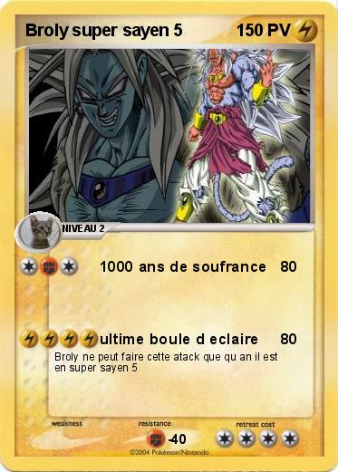 Pokemon Broly super sayen 5