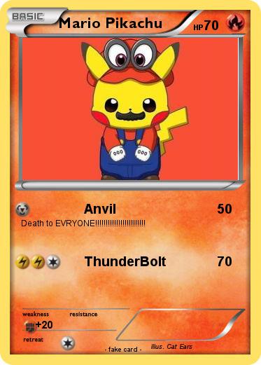 Pokemon Mario Pikachu