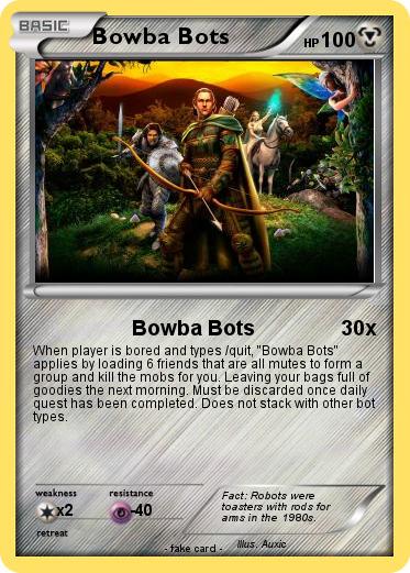 Pokemon Bowba Bots