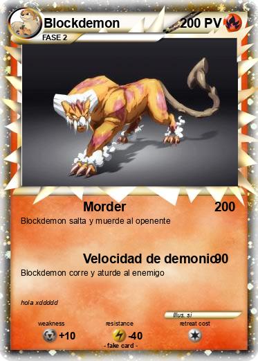 Pokemon Blockdemon