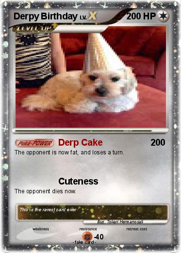 Pokemon Derpy Birthday