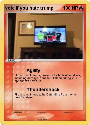 Pokemon vote if you hate trump