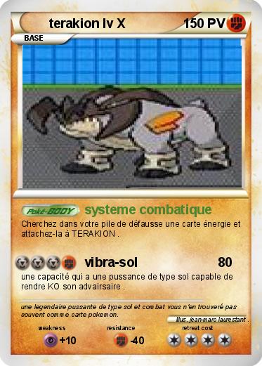 Pokemon terakion lv X
