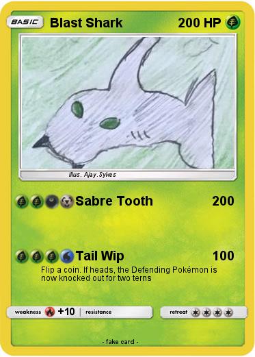 Pokemon Blast Shark