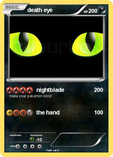 Pokemon death eye