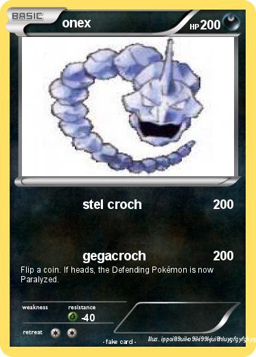 Pokemon onex
