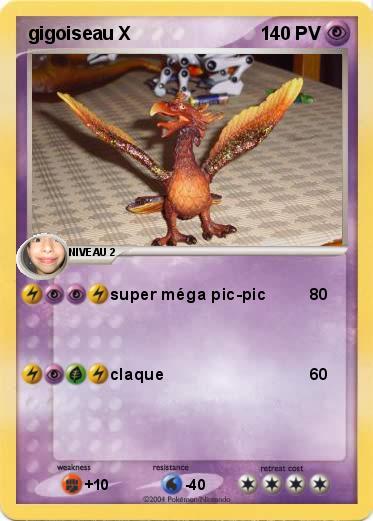 Pokemon gigoiseau X