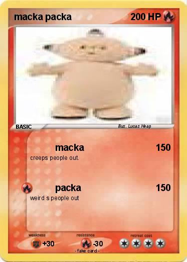 Pokemon macka packa