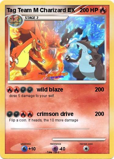 Pokemon Tag Team M Charizard EX