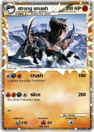 Pokemon strong smash