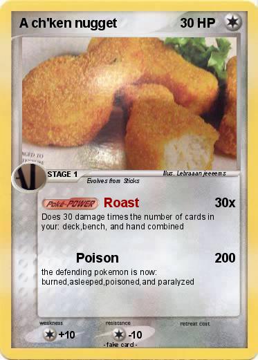 Pokemon A ch'ken nugget
