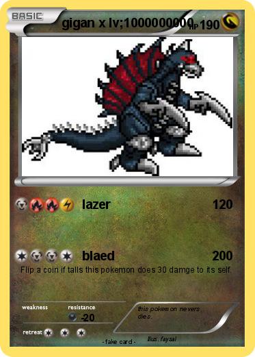 Pokemon gigan x lv;1000000000