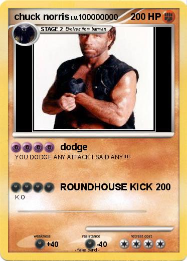 Pokemon chuck norris