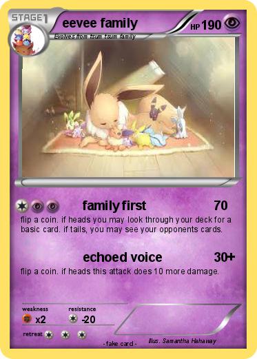 Pokemon eevee family