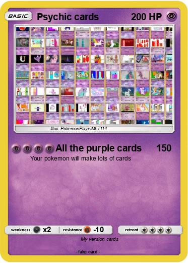 Pokemon Psychic cards