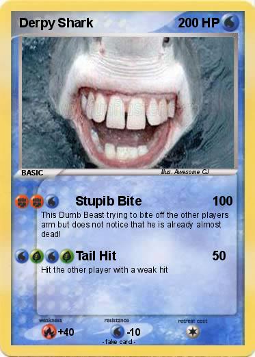 Pokemon Derpy Shark