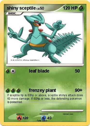 Pokemon shiny sceptile