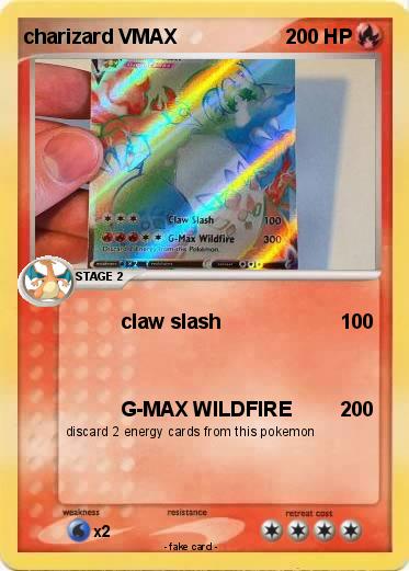 Pokemon charizard VMAX