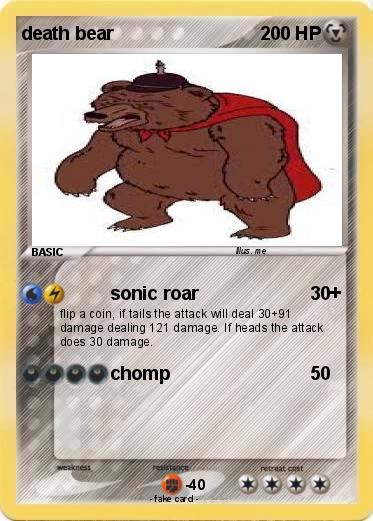 Pokemon death bear