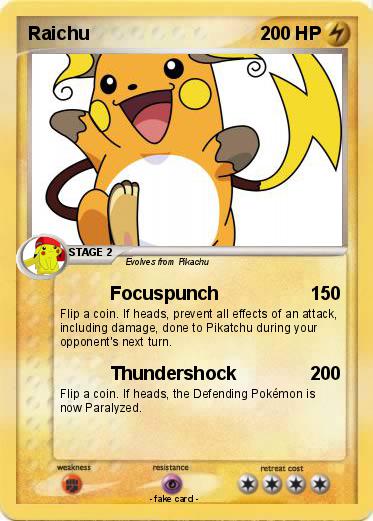 Pokemon Raichu