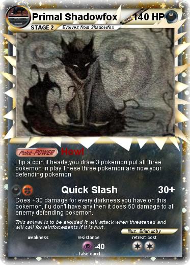 Pokemon Primal Shadowfox
